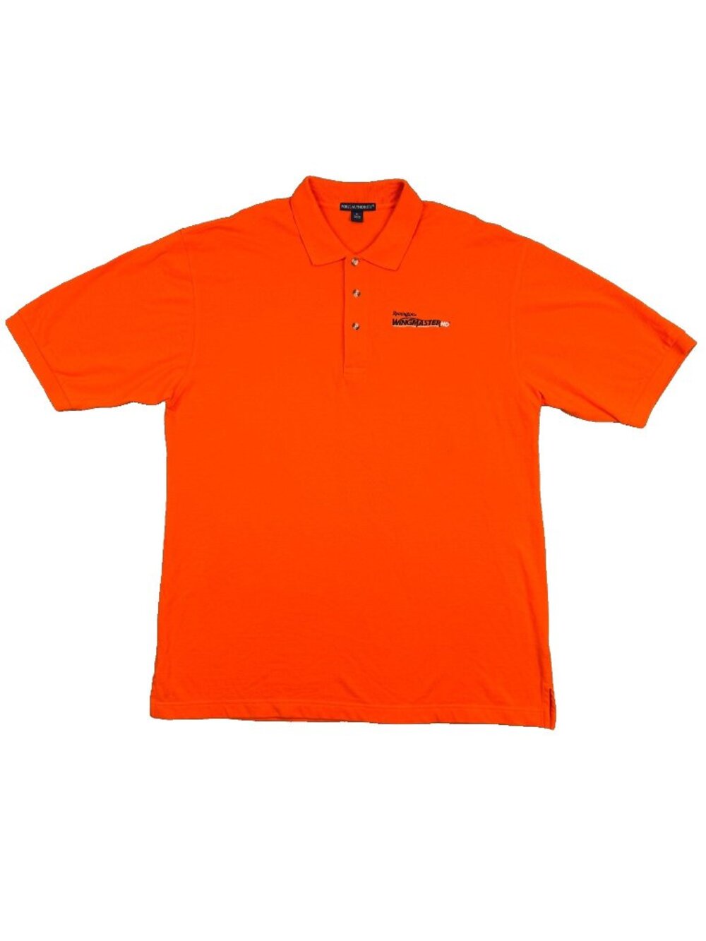 Remington Polo Shirt Mens XL Neon Orange Hunting Wingmaster HD Port Authority